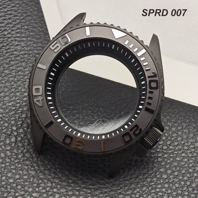 Dwayne Campbell Uhrengehäuse, Edelstahl, Schwarz, 42 mm, Herren - Bild 1