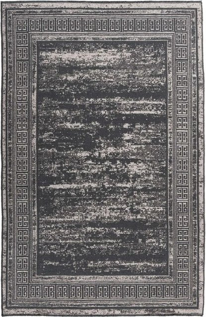 MeGusta Kurzflor Teppich Cristina Klassisch Modern in Grau mit 3D-Struktur, B/T: 80 x 150 cm - Bild 1