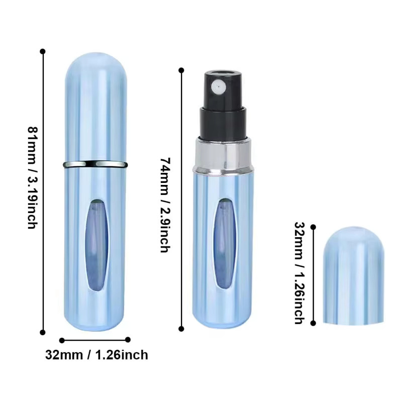 MUB Parfümzerstäuber, 5 ml, nachfüllbare Sprühflasche - Bild 3
