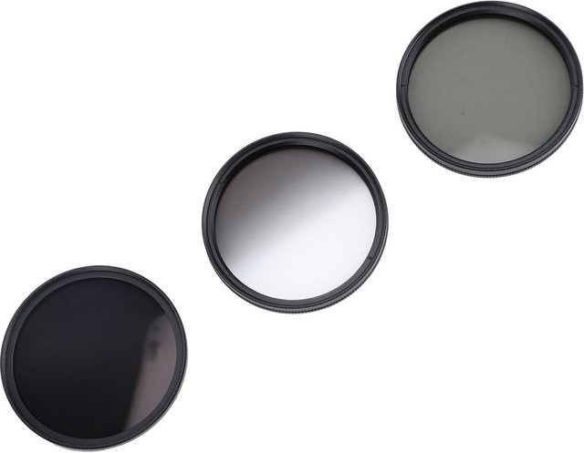 Koogeelife 3 in 1 Kamera Filter Kit ND8 CPL GND Filter Set in Schwarz, Durchmesser: 67 mm - Bild 1