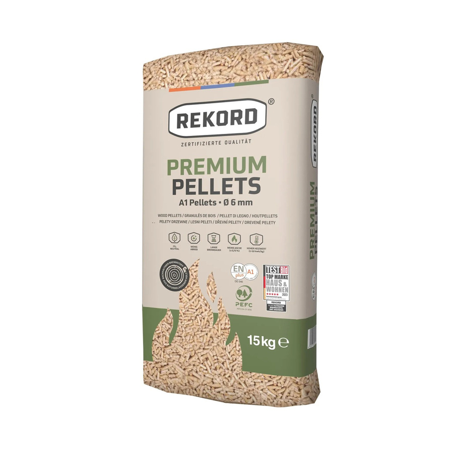 Holzpellets dinplus Ø 6 mm, 15 kg - Bild 2