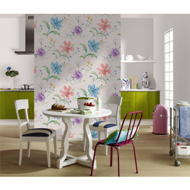 Marburg Vliestapete Shades mit floralem Blumenmuster in Beige und Greige - Bild 3