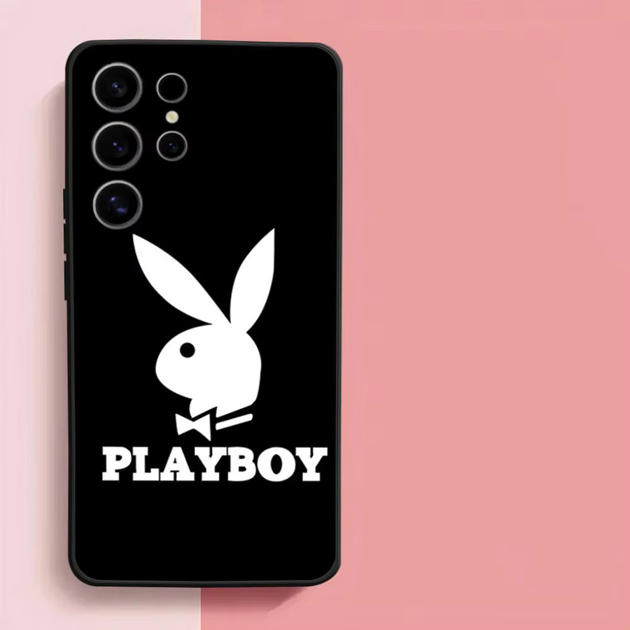 Playboy Logo TPU Soft Cover Hülle für Samsung Galaxy S25 S23 S22 S21 S30 S20 S10 Ultra Plus FE - Bild 2