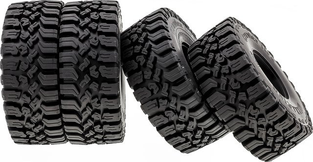 Schlamm Slinger Reifen, Weichgummi, 1,9, für RC Rock Crawler, Schwarz - Bild 1