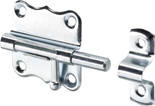Hettich Grendelriegel aus Stahl, verzinkt, Silber, B: 55,0 mm, H: 15,0 mm, T: 85,0 mm - Bild 1