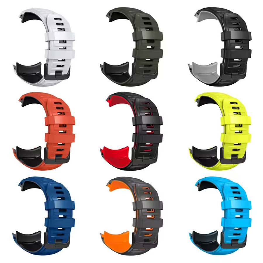 QCTOG Uhrenarmband Silikon, Bicolor, Unisex - Bild 2
