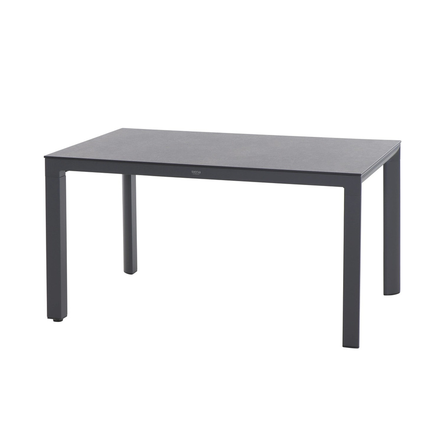 Siena Garden Gartentisch Silva Rechteckig aus HPL in Titan Anthrazit Matt - Bild 2
