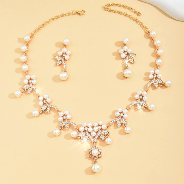 Lucky Star Jewelry Schmuck-Set, Messing, Roségold, Zirkonia, Damen - Bild 1