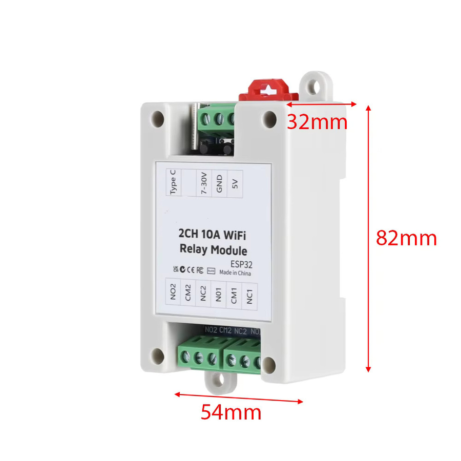 IoTorero 2-Kanal-Relaismodul für ESPHome mit Inching und Self Lock, kompatibel mit Home Assistant - Bild 2