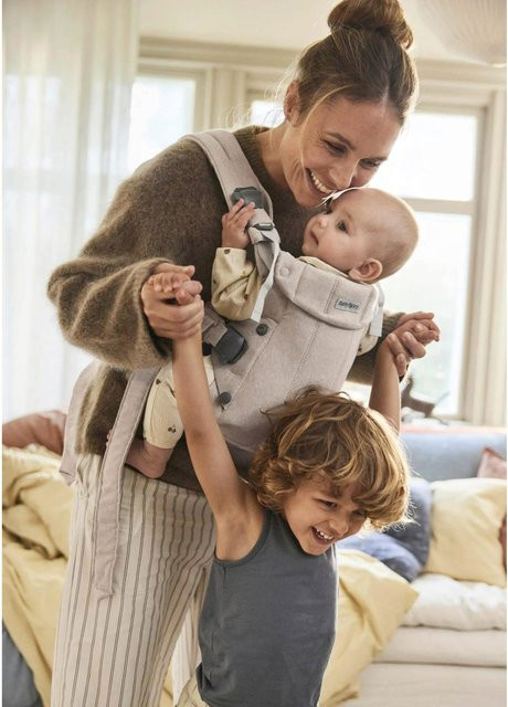 Babybjörn Babytrage Harmony Buckle Carrier in Beige - Bild 1