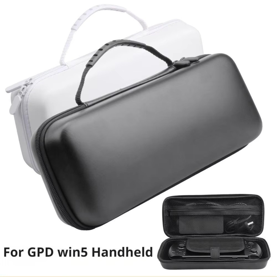 GPD EVA-Hartschalen-Aufbewahrungstasche für die GPD Win5 Spielekonsole in Schwarz mit Handschlaufe und kratzfestem Schutz - Bild 1