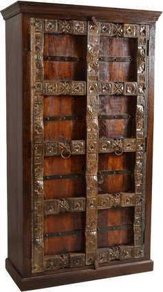 SIT Schrank ALMIRAH aus Altholz, 2-türig, braun, B/T/H: 135 x 45 x 180 cm - Bild 1