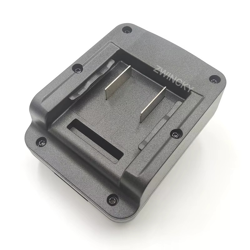 Einhell Akku-Adapter-Konverter für Einhell Power X-Change 18V Akkus zur Nutzung mit Makita, Dewalt, Milwaukee, Bosch und Parkside 18V Elektrowerkzeugen, Schwarz - Bild 2