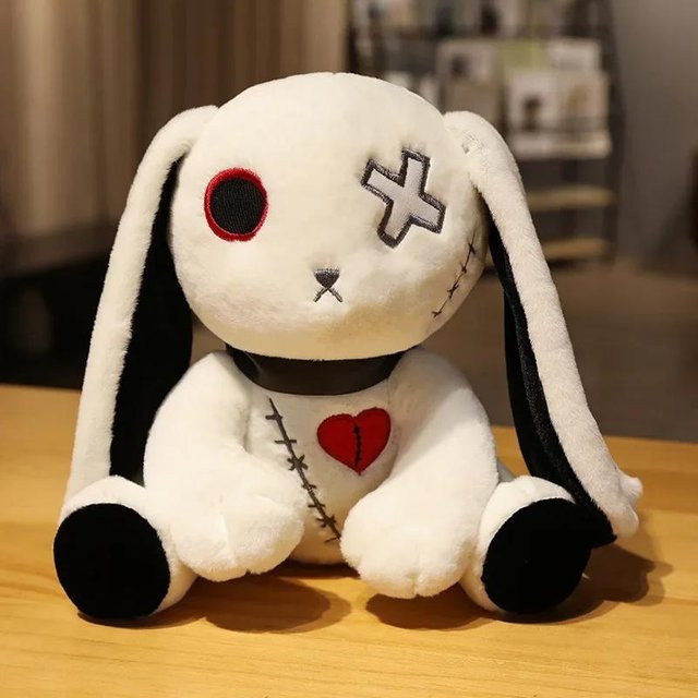 Yiran toy Gruseliges Goth-Häschen, Plüschtier, ab 0 Jahren - Bild 1