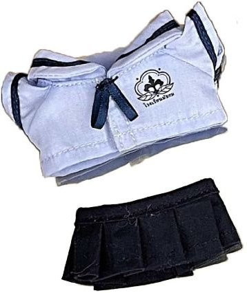 Discover Intime Puppenkleidung Schuluniform, Blaues Wechselkleid, Zubehör - Bild 1