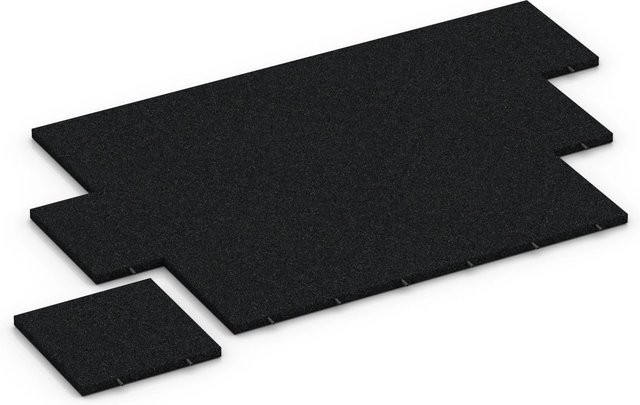 WARCO Fallschutzplatte Anthrazit B/T/H: 50 x 50 x 4 cm - Bild 1
