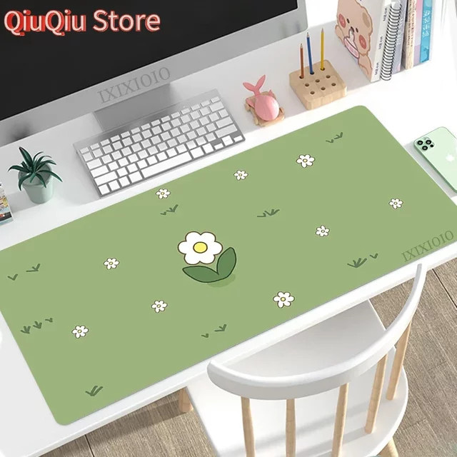 Potdemiel Gaming Mauspad XL in Grün aus Naturkautschuk mit HD-Druck - Bild 1