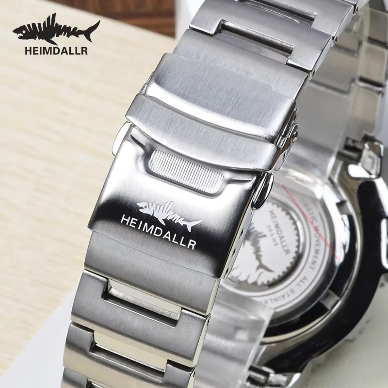 Heimdallr Armbanduhr, Automatik, Edelstahl, Schwarz, Herren, 20 ATM - Bild 3