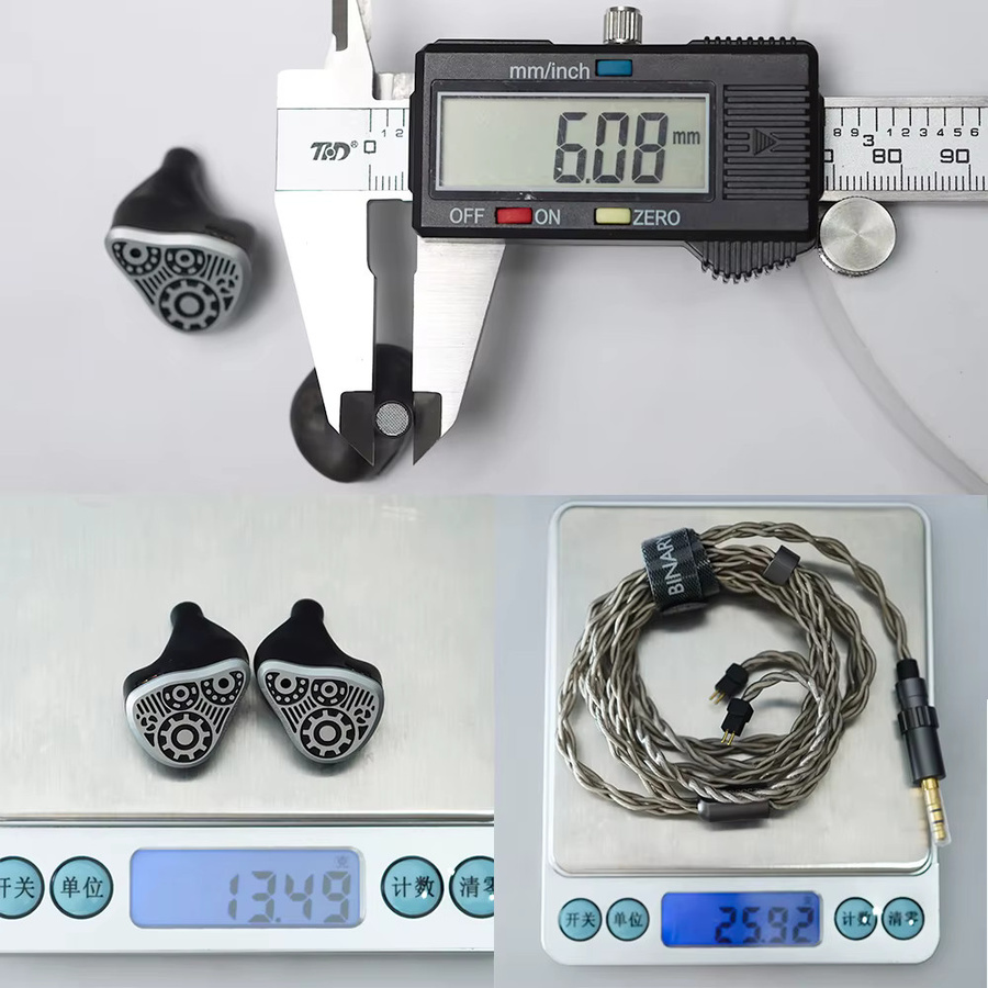 Hifigo Binary Dynaquattro In-Ear-Kopfhörer in Schwarz mit 4 dynamischen Treibern und 3,5 mm Jack - Bild 5