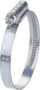 IDEAL-Schlemper Schlauchschelle DIN3017 aus verzinktem Stahl, Farbe: Silber, Breite: 9 mm, Spannbereich: 25-40 mm - Bild 1