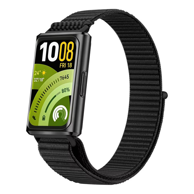 Huawei Uhrenarmband Nylon, Schwarz, Unisex - Bild 3