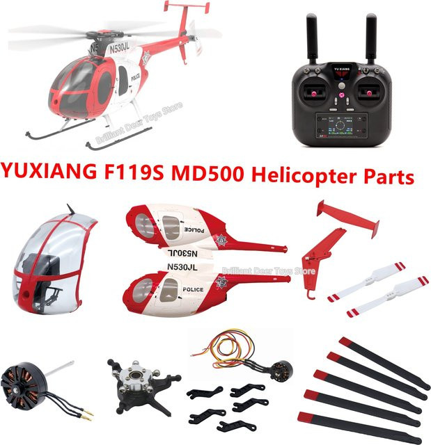 YUXIANG F119S MD500 RC Hubschrauber Originalteile, Zubehör - Bild 1