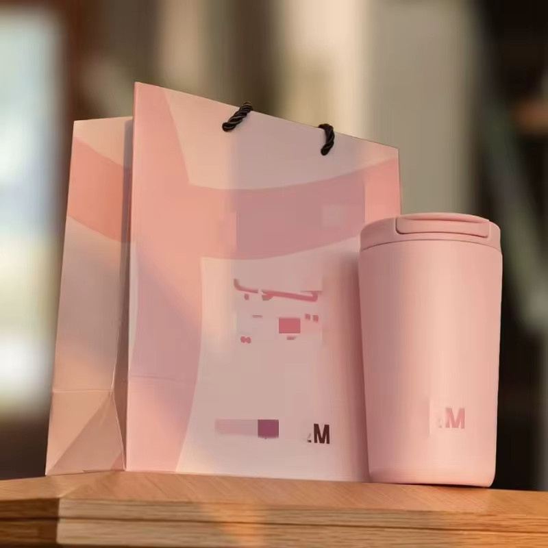 JUSTINLAU Thermoskanne als Kaffeetasse für Kinder mit Strohhalm, Isolierflasche aus Edelstahl, Farbe: Pink, 355 ml (12oz) - Bild 3