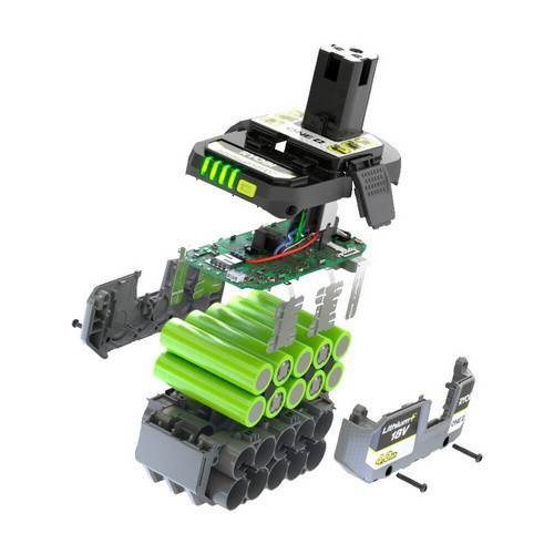 Ryobi Akku RB1840X HP 4,0 Ah Lithium+ in Grau und Grün - Bild 2