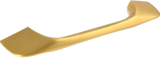 Möbelgriff Malfa Bar aus Zinkdruckguss, Farbe Gold Matt, Breite: 17,62 cm, Lochabstand: 12,8 cm - Bild 1