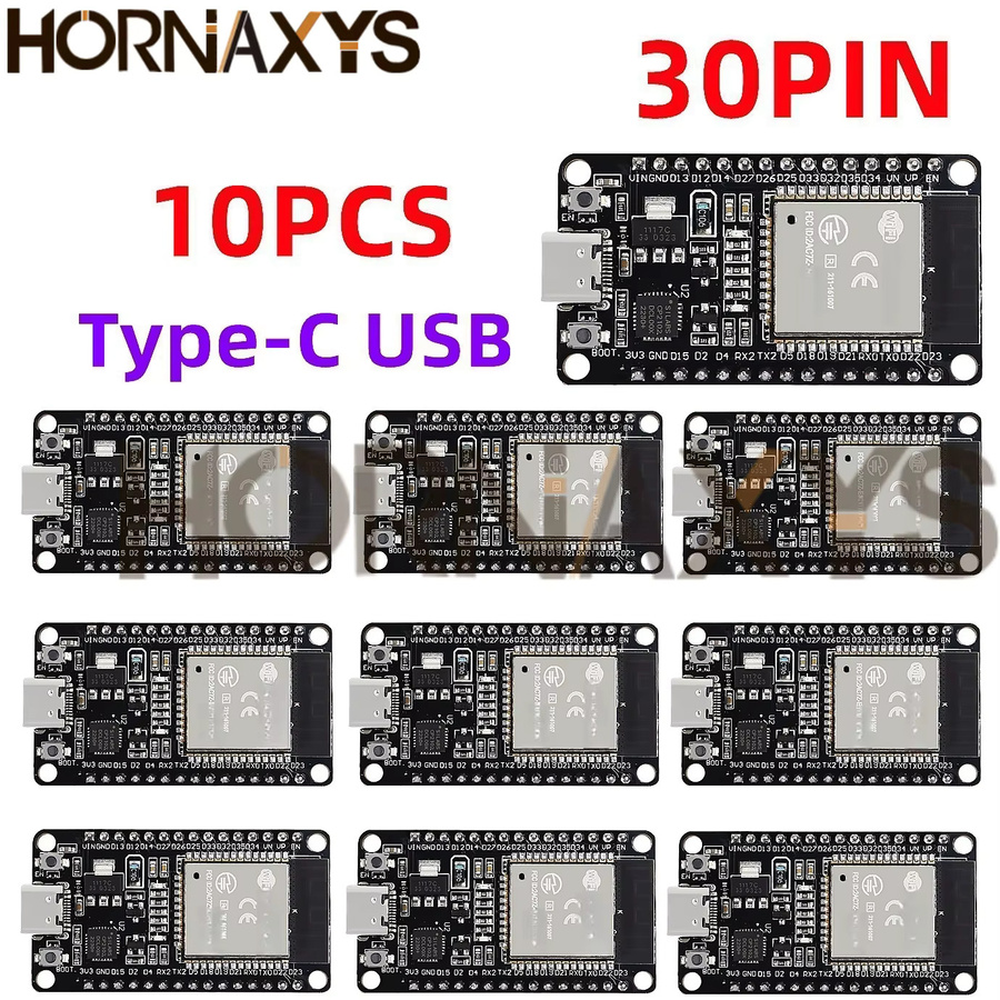 HORNAXYS Entwicklungsboard WiFi und Bluetooth Dual Core 32S in Schwarz - Bild 4