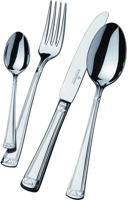 Picard & Wielpütz Tafelbesteck Aradena 24er Set aus Edelstahl in Silber, poliert - Bild 1