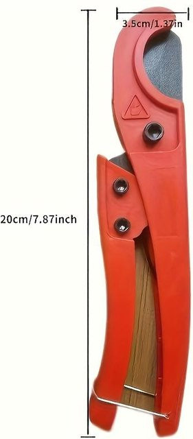 Schnellschneider für PVC-Rohre aus Aluminium und Kunststoff in Rot - Bild 1