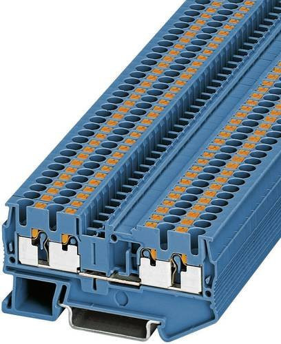 Phoenix Contact 3209581 Durchgangsklemme mit Schnellanschluss, Blau, 5,2 mm - Bild 1