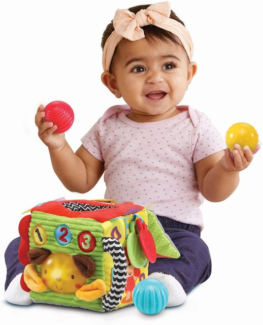 VTech Baby Kuschelwürfel 1-2-3, Plüsch / Textil, ab 0 Jahre - Bild 1