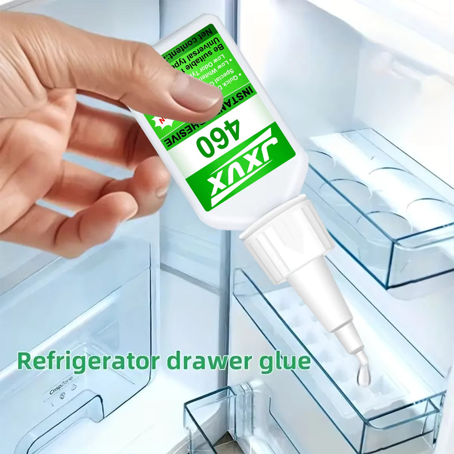 JXVX Universeller Superkleber, wasserfester Schnellkleber für Glas, Metall, Keramik und Harz, 20 g, transparent oder schwarz - Bild 1