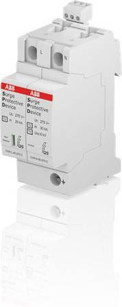 ABB 2CTB803972R0500 OVR T2 1N 40-275 P TS QS Einbau-Modul in Weiß - Bild 1
