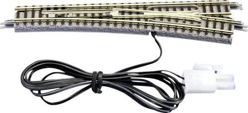 Rokuhan 7297039 Z Gleis mit Bettung Weich Elektrisch Links Spur Z 490mm 13 Grad - Bild 1