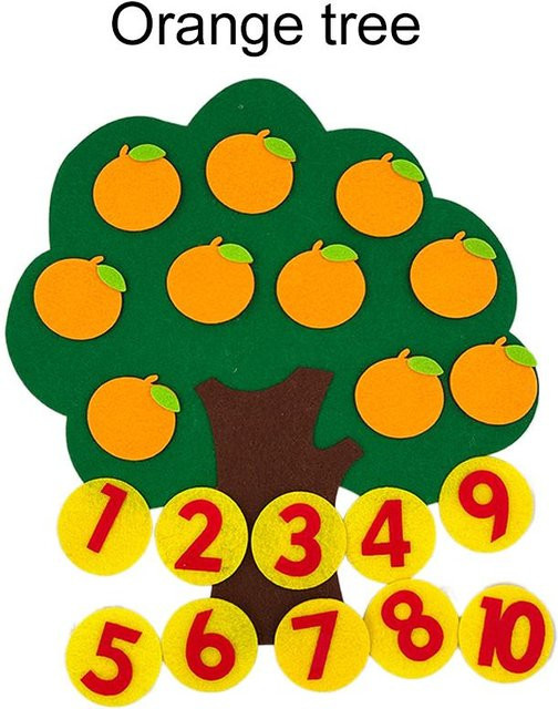 Binchi Outdoor Product Filz-Set Obstbaum, Filz, Bunt / Mehrfarbig - Bild 1