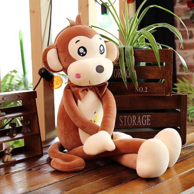 Yiran toy Affen-Stofftier, Plüsch / Textil, 40cm, ab 14 Jahre - Bild 1