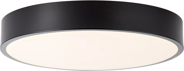 Brilliant Slimline LED-Deckenleuchte in Weiß und Schwarz, Durchmesser: 33 cm, 12W, 3000K, 800lm