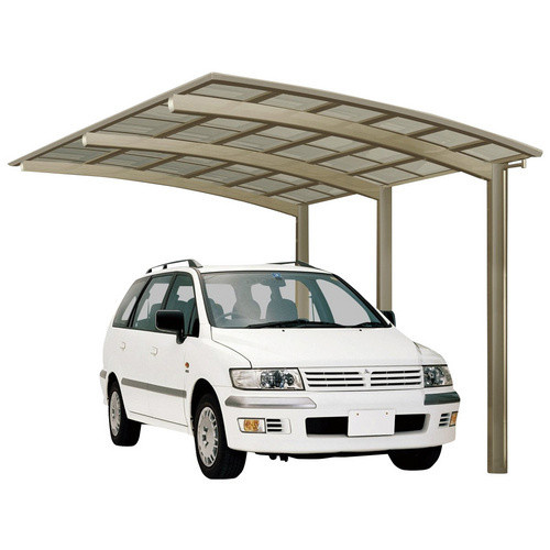 Ximax Alu Carport Portoforte Typ 110 in Edelstahl-Look, silberfarben, B/T: 240,5 x 555,8 cm - Bild 4