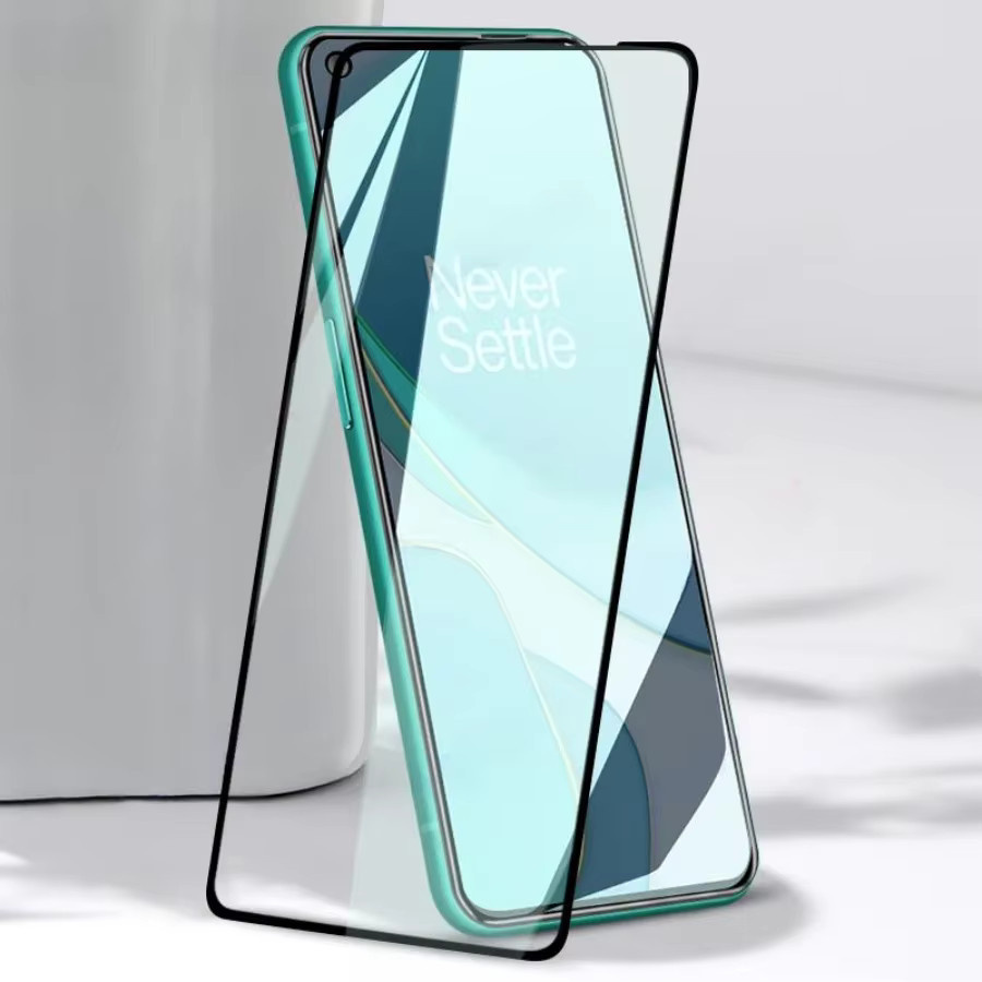 9D Gehärteter Glas Displayschutz für OnePlus Modelle (OnePlus 9, 9R, 8T, 7T, Nord CE, N10, N20) in Transparent - Bild 2