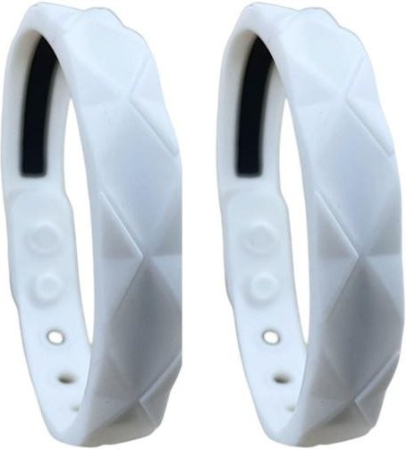 Bryn Armband, Silikon, Weiß, Unisex - Bild 1