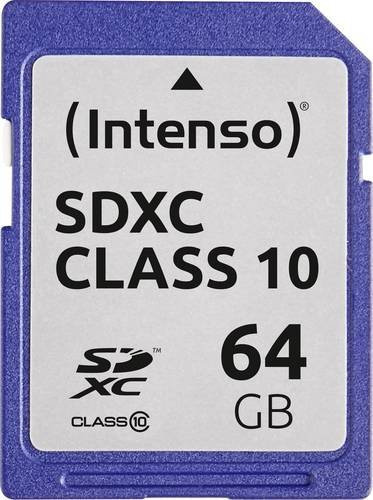 Intenso SDXC Speicherkarte 64 GB Class 10 in Blau - Bild 1