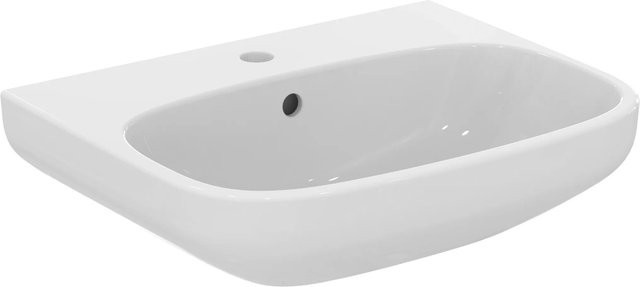 Ideal Standard Waschtisch i.life A Weiß B/T: 55 x 44 cm mit 1 Hahnloch und Überlauf - Bild 1