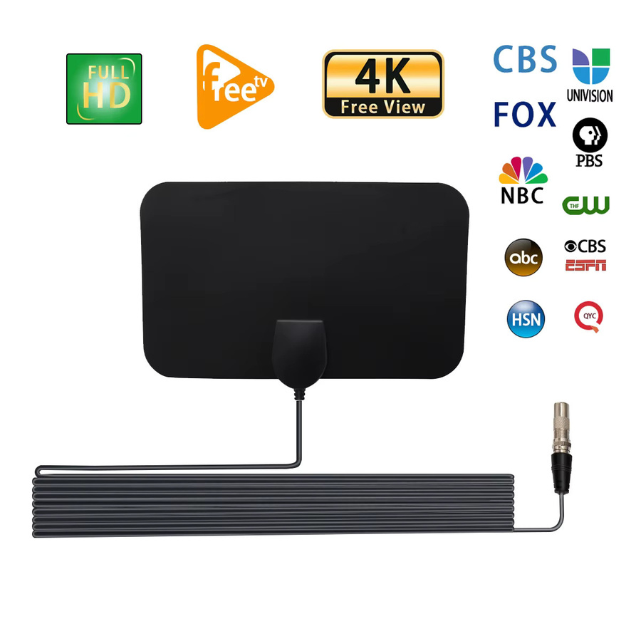YUNYINMING Digitale Indoor-TV-Antenne für HD und DVB-T in Schwarz - Bild 5