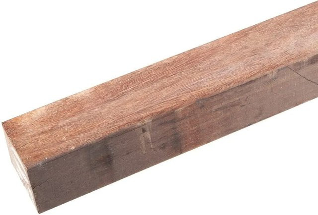 Woodtex Pfosten Bongossi Gehobelt mit Spitze, Farbe: Braun, Höhe: 200 cm - Bild 1