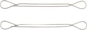 Westebbe Betonbindedraht doppelt Profi, Farbe Silber/Multicolor, Durchmesser: 1,2 mm, Länge: 160 mm - Bild 1