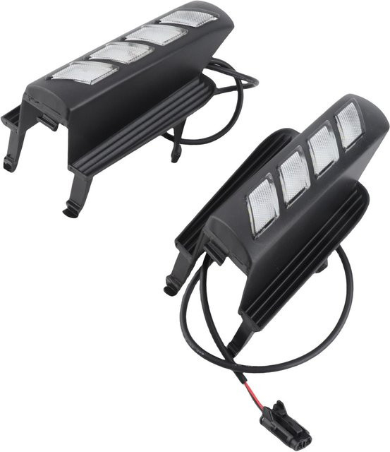 Koogeelife 2er-Set Tagfahrleuchten und Nebelscheinwerfer in Schwarz, 2-farbig, IP67-zertifiziert, passend für Prado 120 FJ120 LC120 03-09 - Bild 1