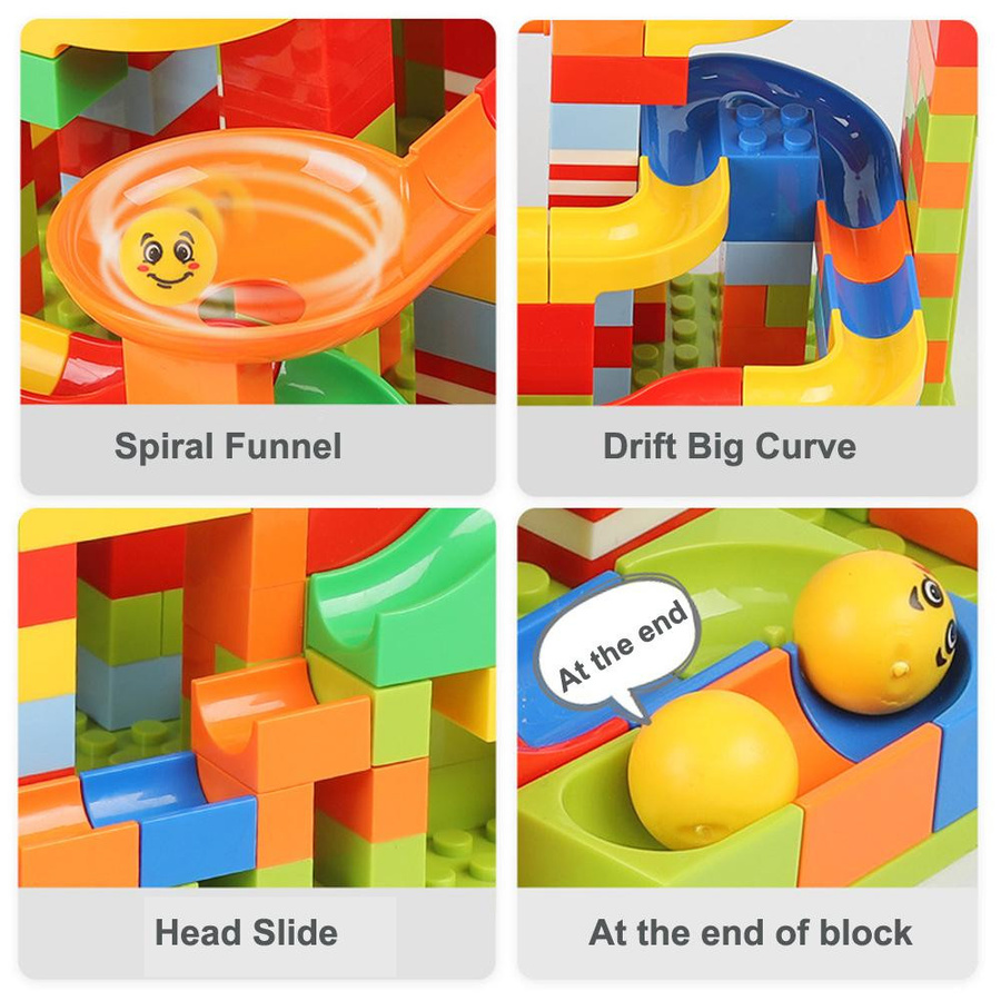 Linyi toy Marmor Labyrinth Bahn 84-teiliges Set für 6-12 Jahre - Bild 2